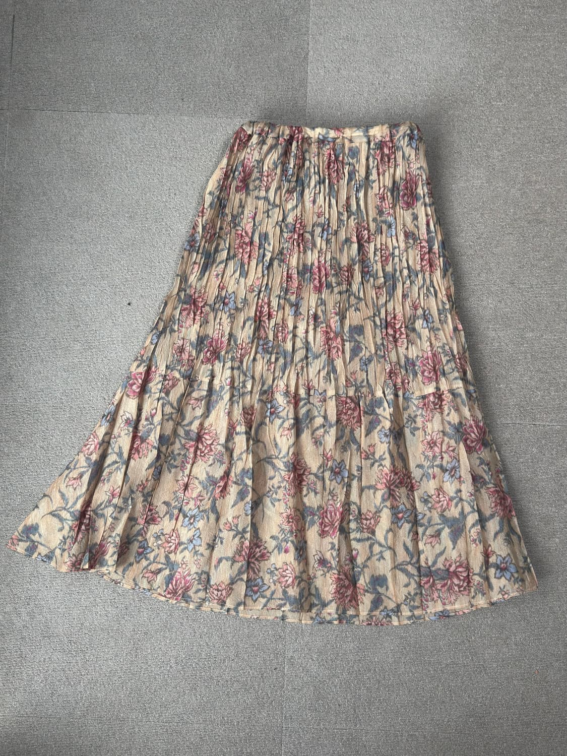 히로코 코시노 플라워프린트 시어 스커트 (레이어링 추천) 상품이미지1