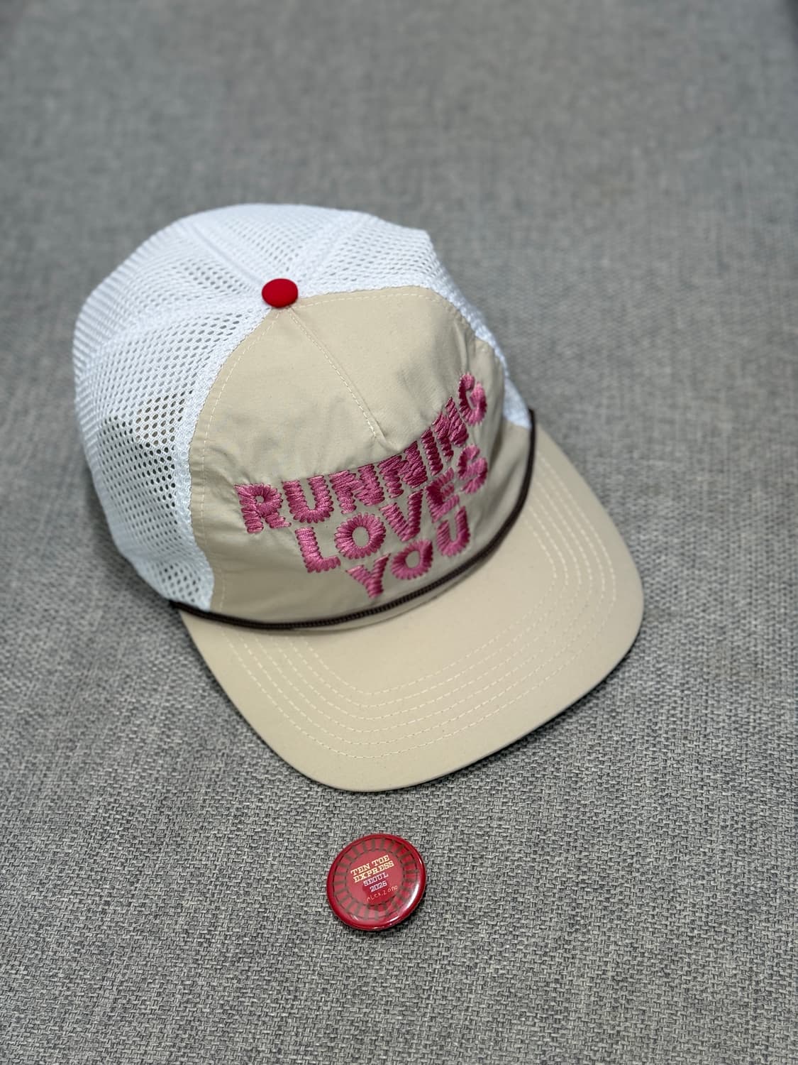 알렉스조노 running loves you 캡 (뱃지포함) 상품이미지2