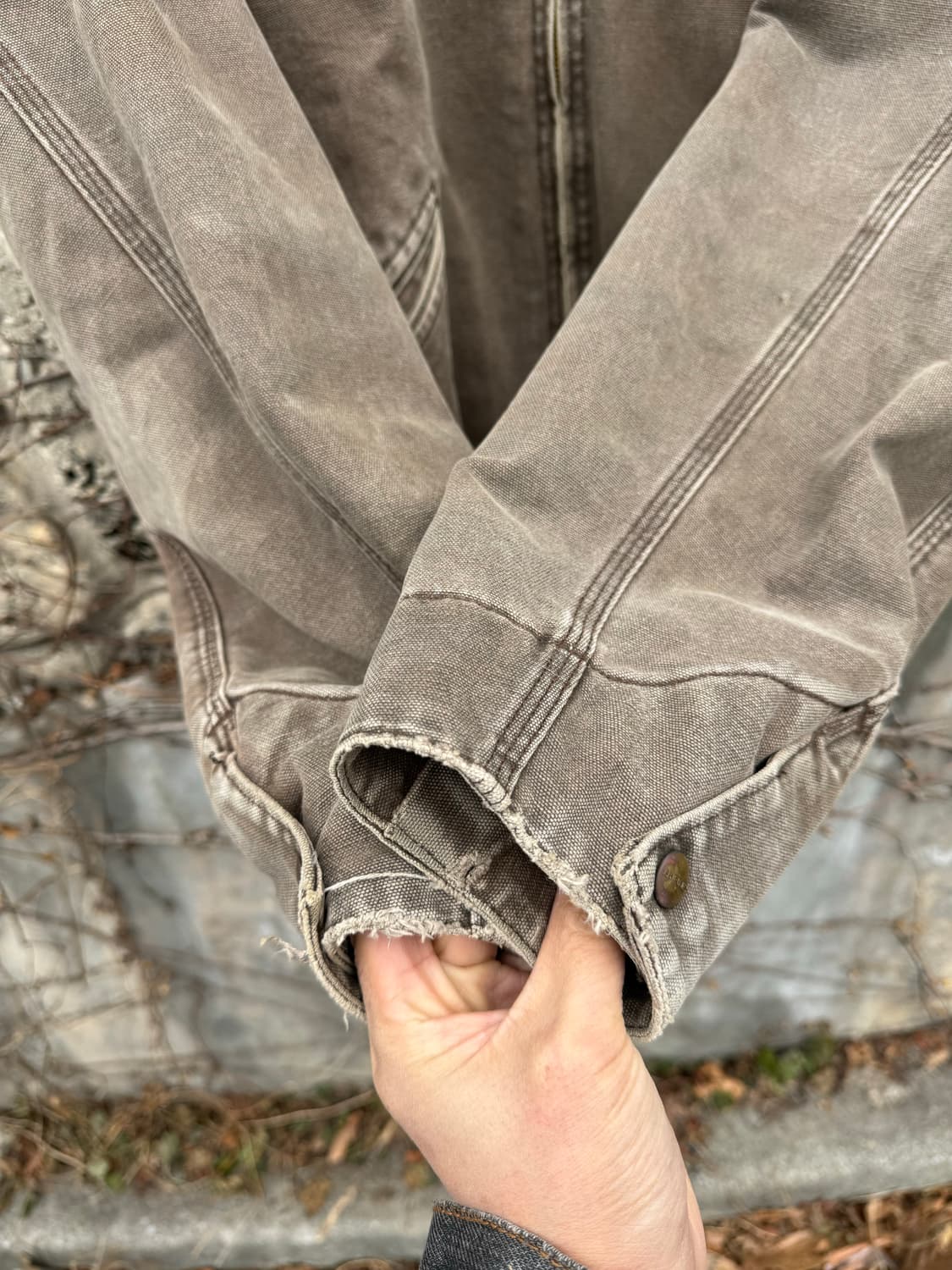 00s 칼하트 빈티지 j97 CHT 하드페이딩 디트로이트 워크 자켓 상품이미지5