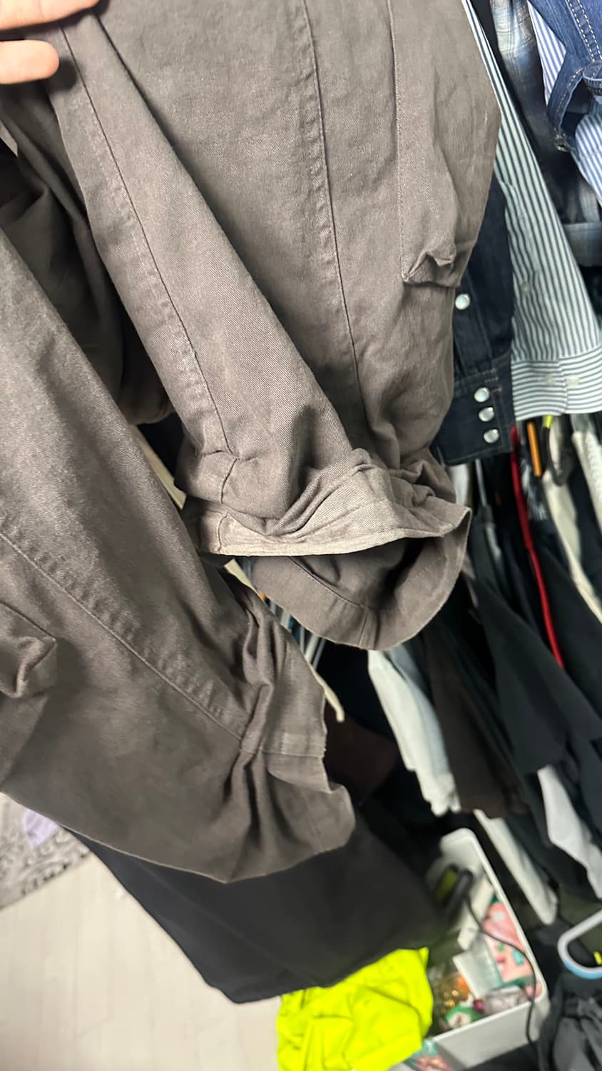 이그노어 브라운 카고 포켓 트레이닝 팬트 상품이미지5