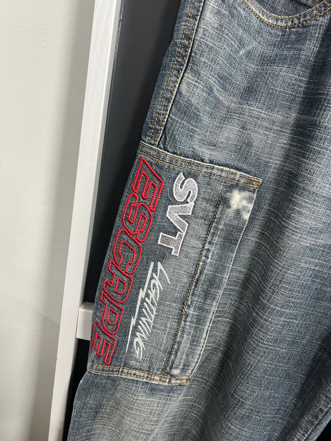 Fubu 후부 올드스쿨 포켓 카고 데님 팬츠 상품이미지3