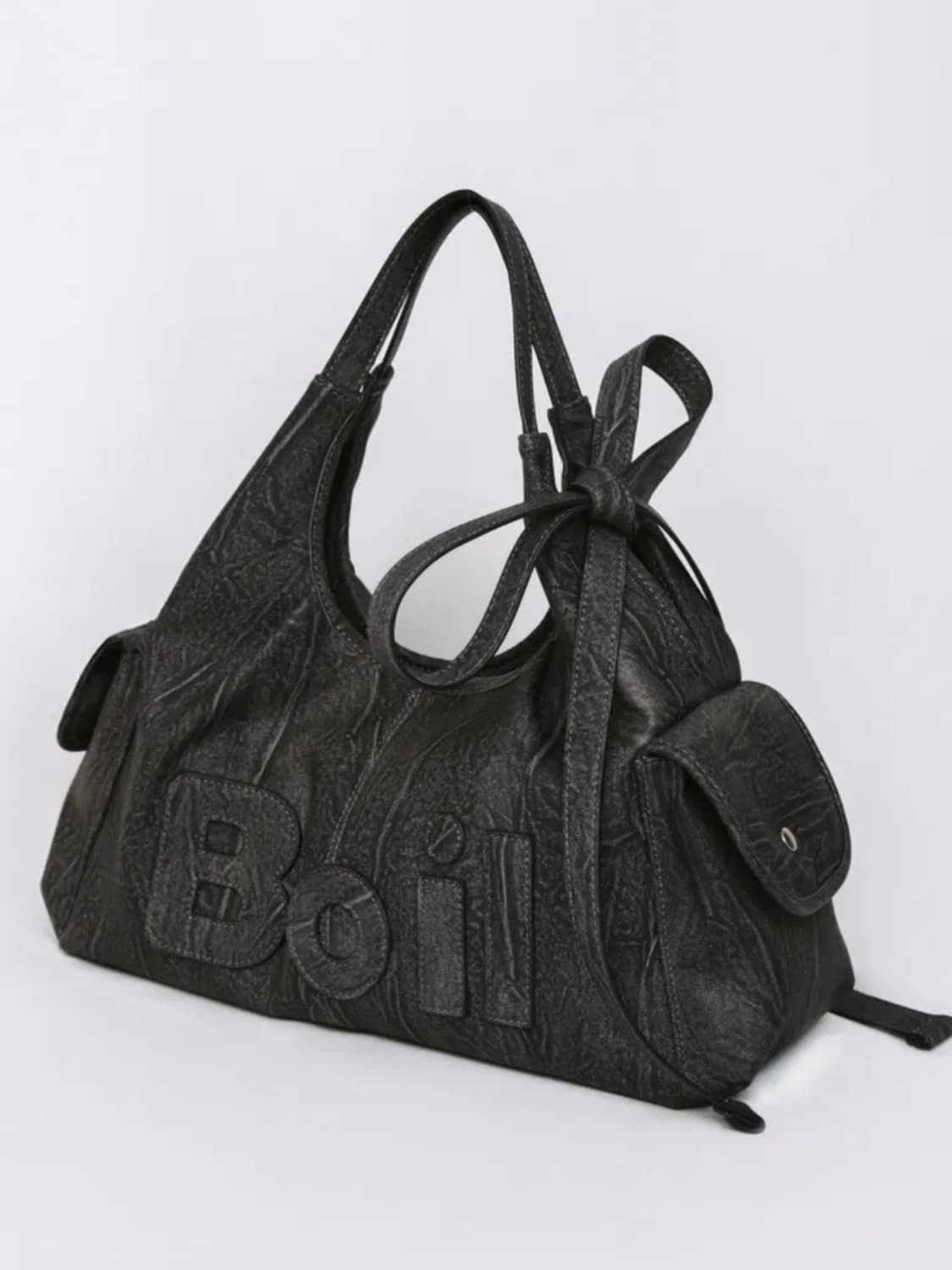 보일테일 메간 백 washed black 상품이미지4