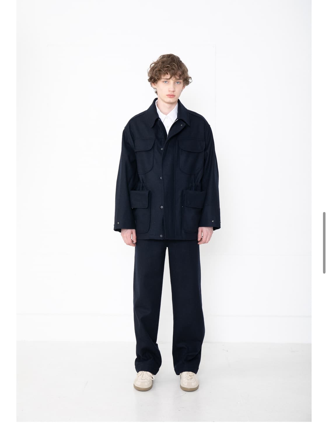 도큐먼트 WOOL MELTON FIELD JACKET 멜튼울 M 상품이미지1