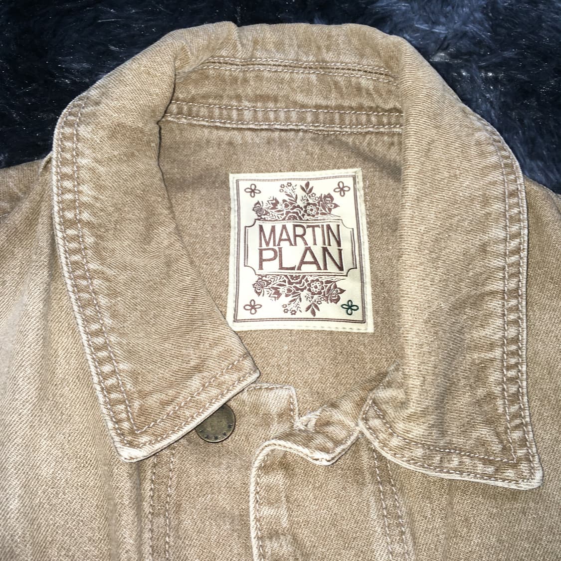 투티/0180 마틴플랜 태슬 데님자켓 브라운 트러커 상품이미지4