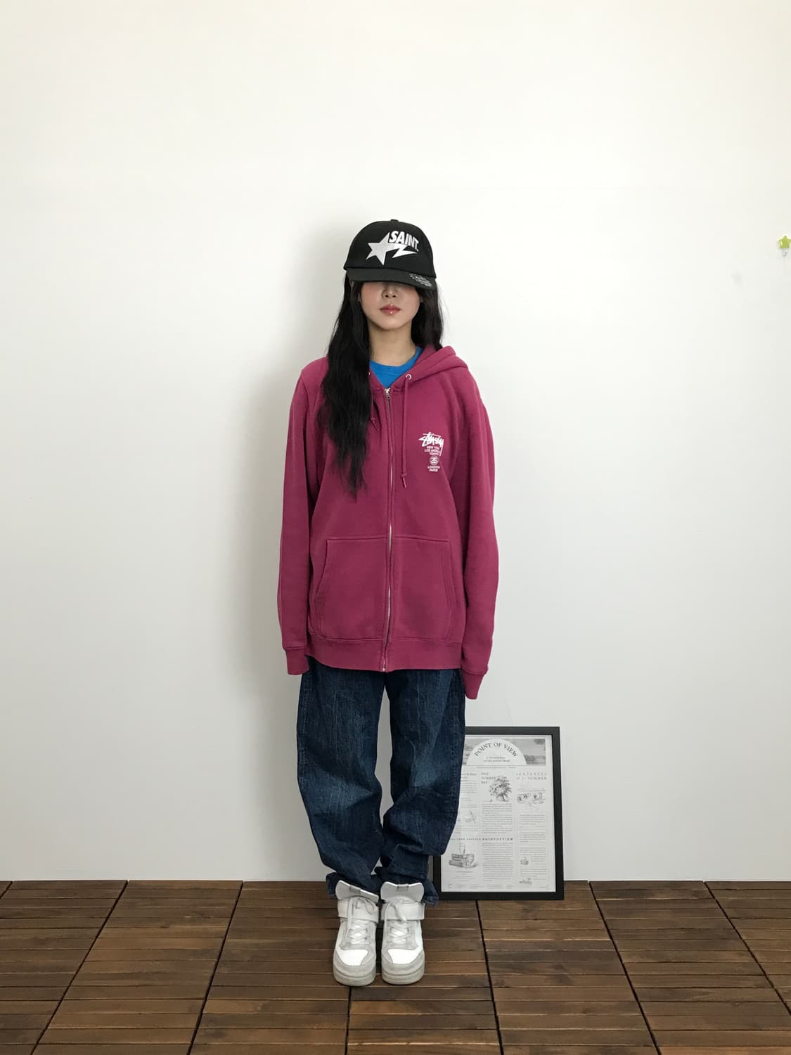 00's Stussy World Tour Zip Hoodie 상품이미지1