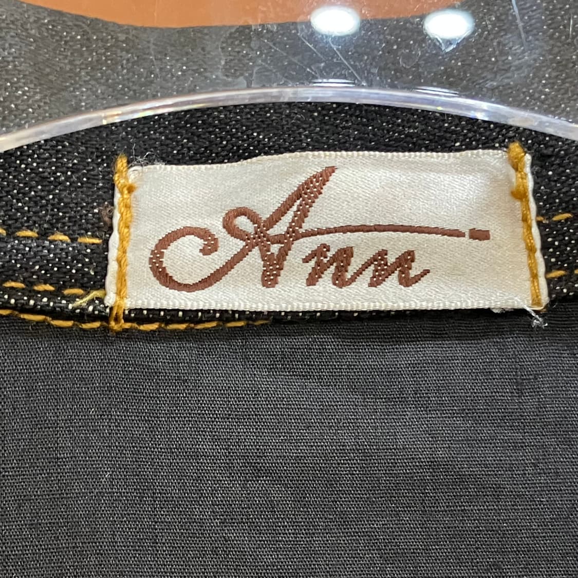 VTG 빈티지 프린지 자수 흑청 데님 자켓 상품이미지2