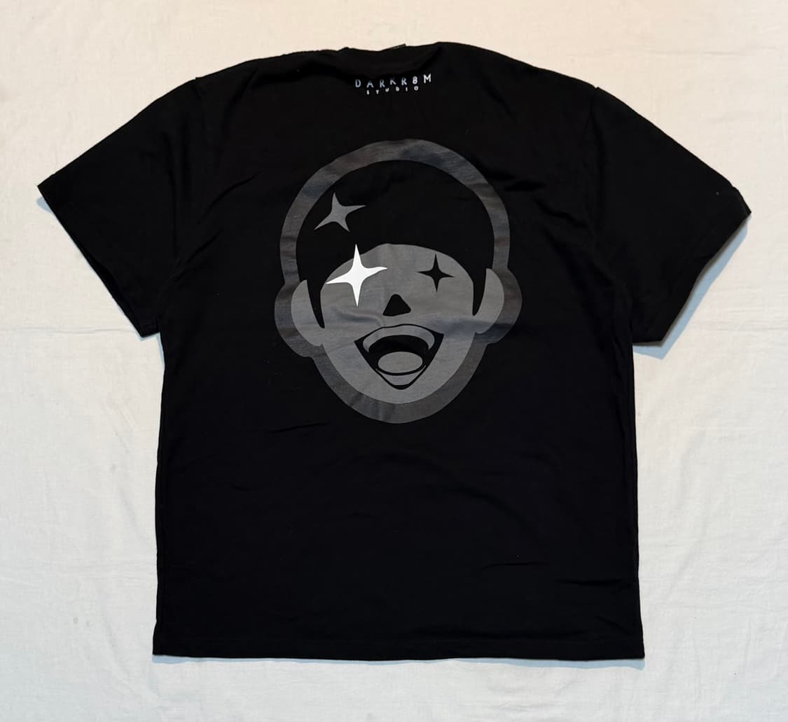 다크룸 스튜디오 X 기안84 콜라보 티셔츠 블랙 상품이미지3