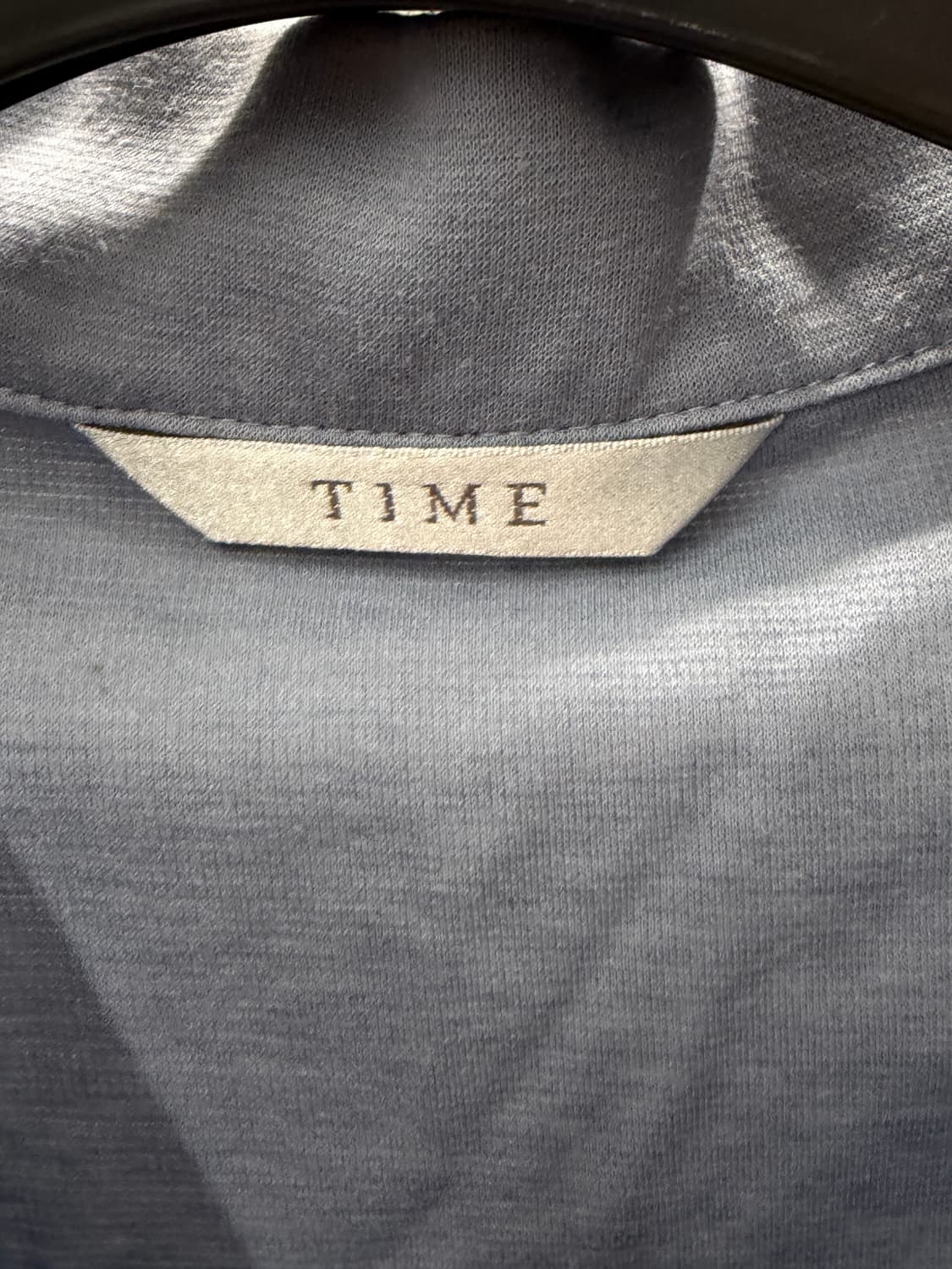 TIME 타임옴므 카라 반팔티 스카이블루 105 상품이미지5