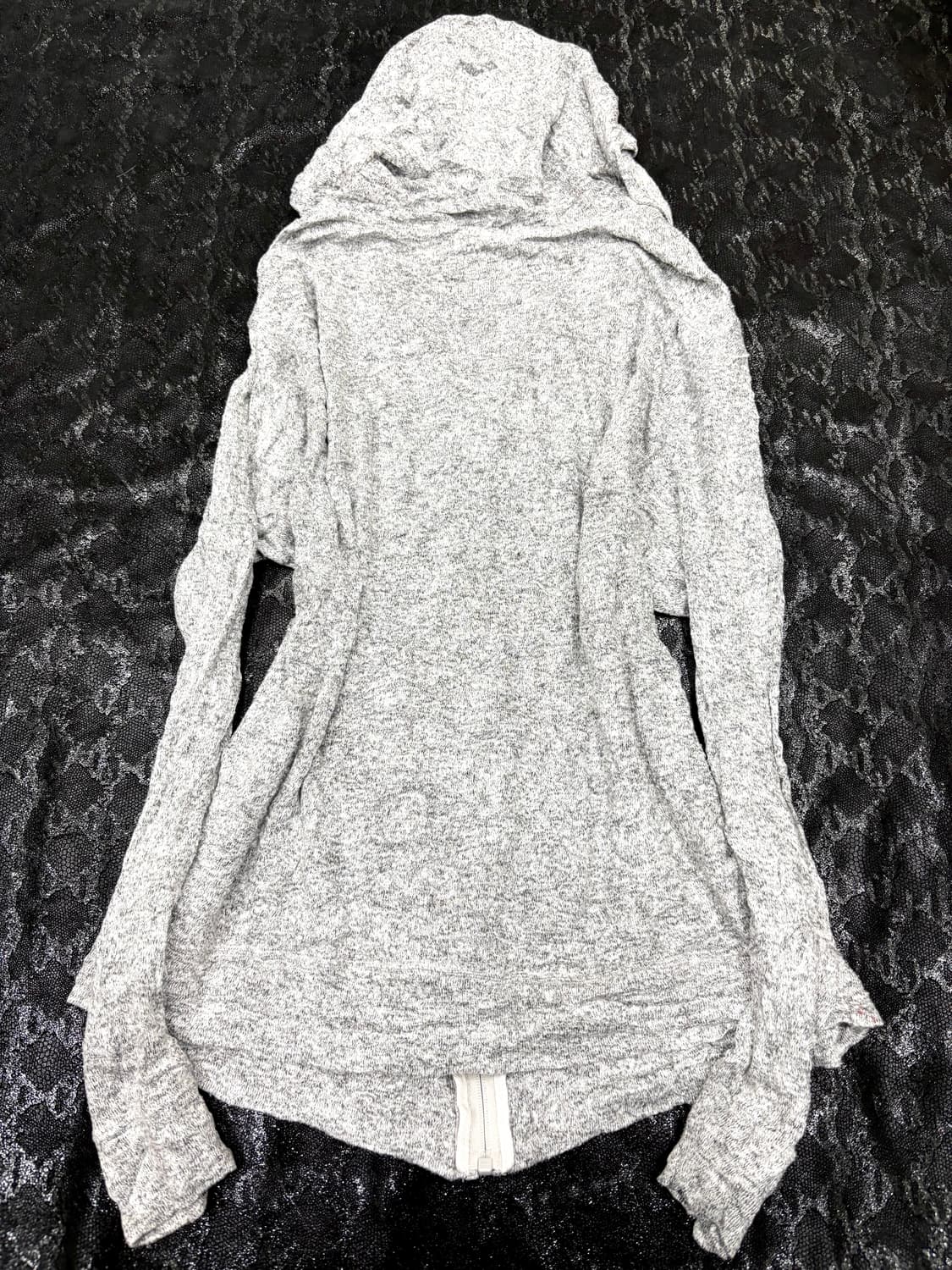 “Vintage” Loose fit Grey hoodie zip up 상품이미지8