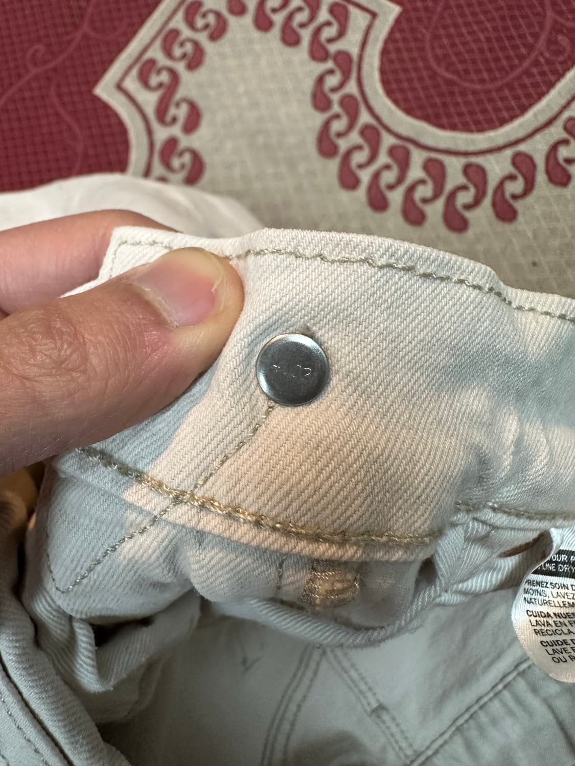 리바이스 502 화이트 데님 상품이미지10