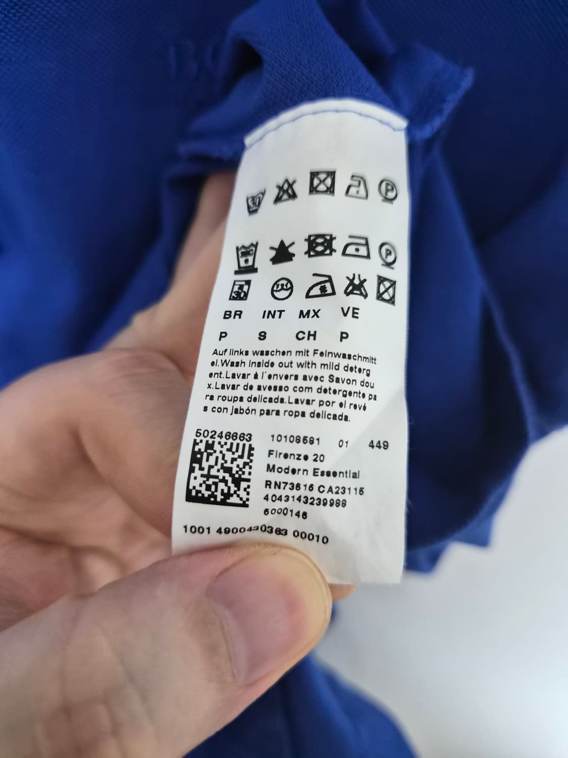 휴고보스Boss 스몰로고 반팔 카라티 M - T137 상품이미지4