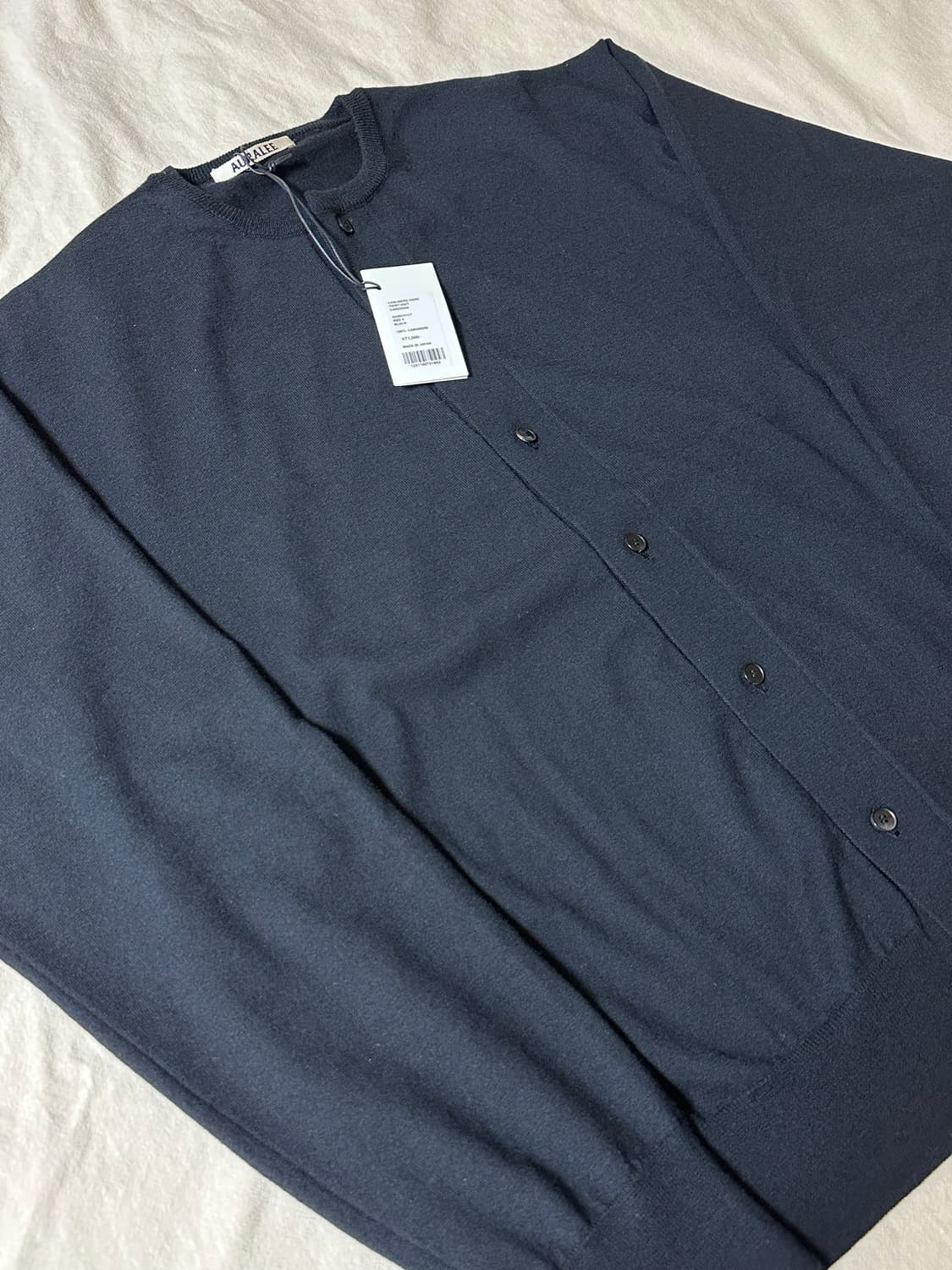 [4]오라리 캐시미어 하드 트위스트 가디건 상품이미지4