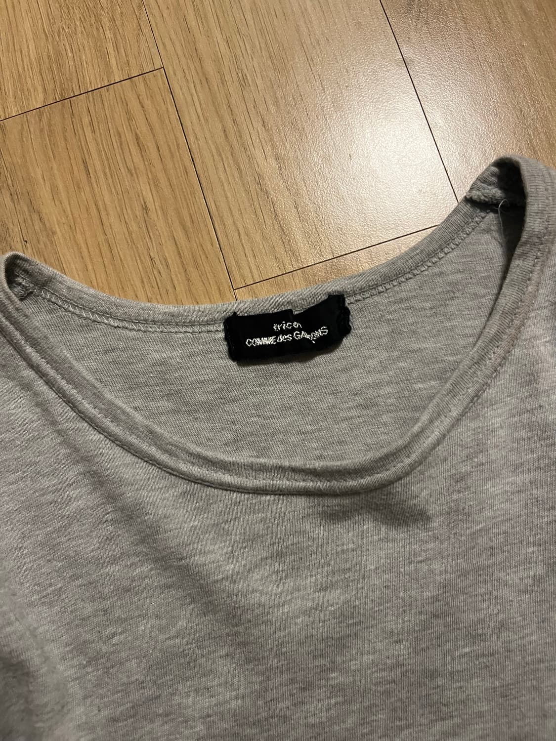 꼼데가르송 트리콧 gray T 상품이미지4