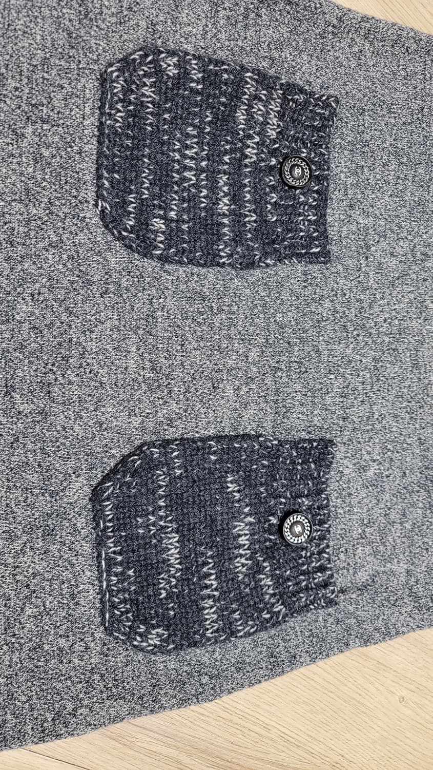 샤넬 스웨터 원피스그레이 EU36 상품이미지2