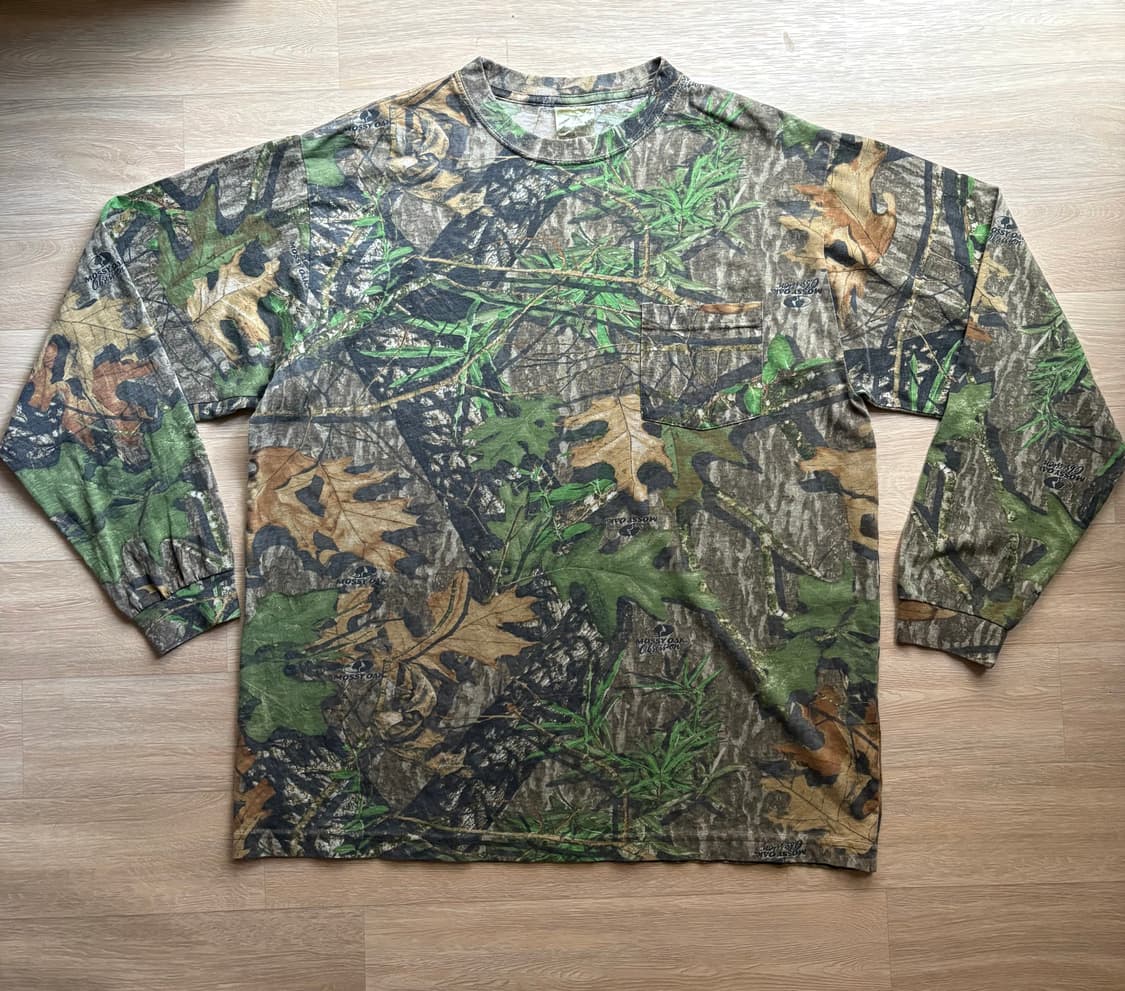 realtree 리얼트리 빈티지 긴팔 티셔츠 롱슬리브 카모 상품이미지1