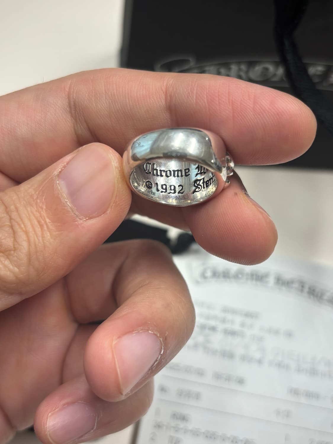 크롬하츠 플로랄크로스링 us7 상품이미지3