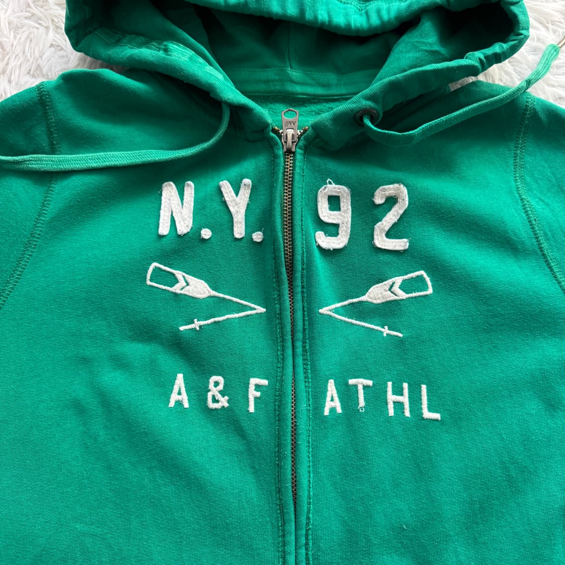 ABERCROMBIE 일본빈티지 후드집업 아베크롬비 노드 모리걸 L 42 상품이미지5