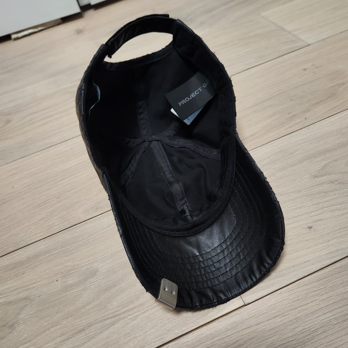 프로젝트 gr 머니 클립 코티드 캡 블랙 상품이미지4