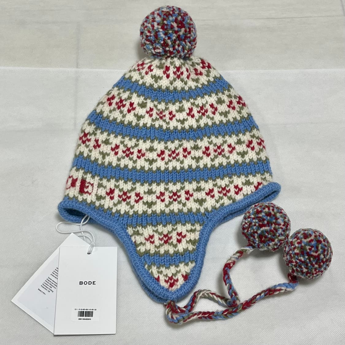 보디 BODE Wedgewood Pom 울 비니 상품이미지2