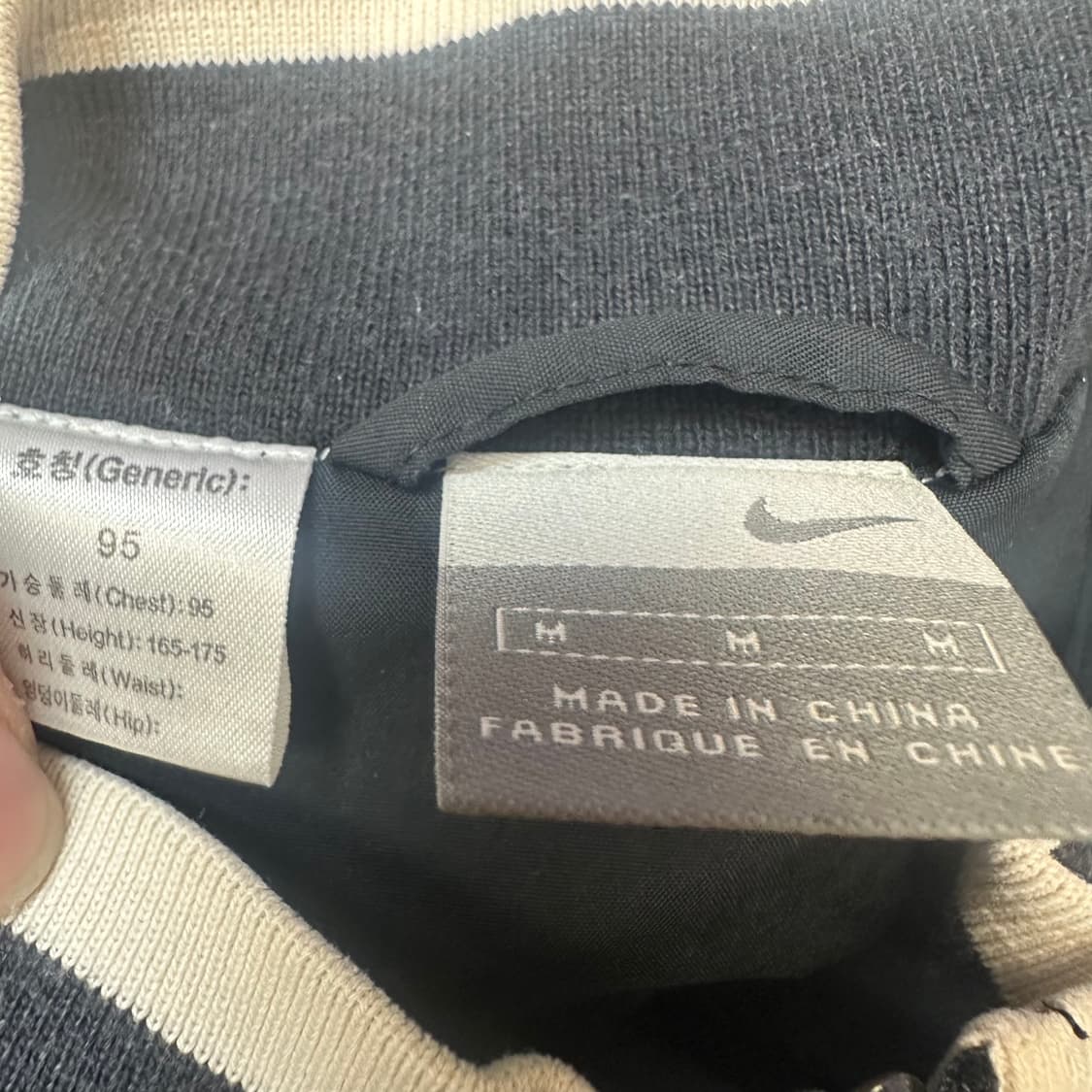 나이키 00s 백로고 블랙바람막이 95 상품이미지4