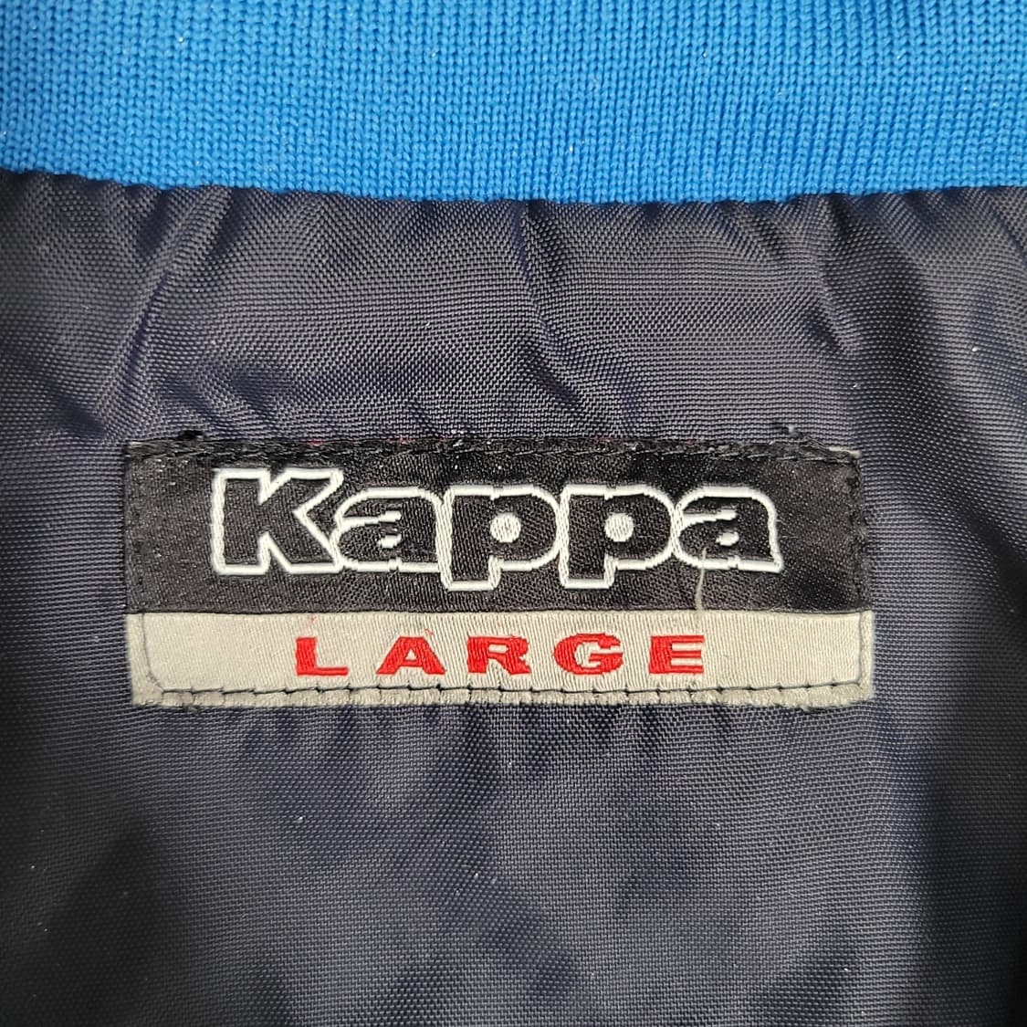 Kappa 카파 이탈리아 로고 블루 네이비 바람막이 트랙탑 상품이미지2