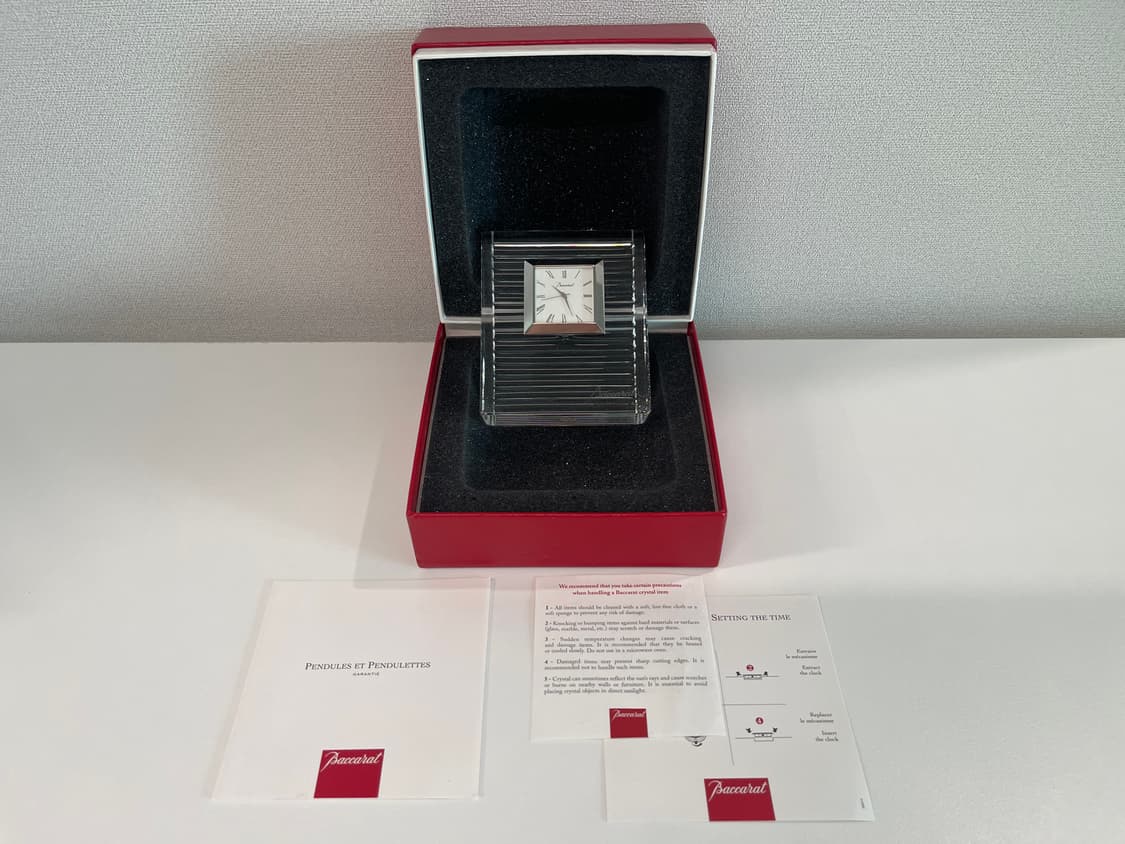 Baccarat 바카랏 가리레 탁상시계 바 카라 상품이미지9