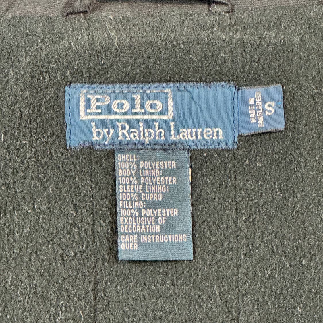 S) 폴로 랄프로렌 블랙 폴리쉘 히든후드 페리 자켓 상품이미지6