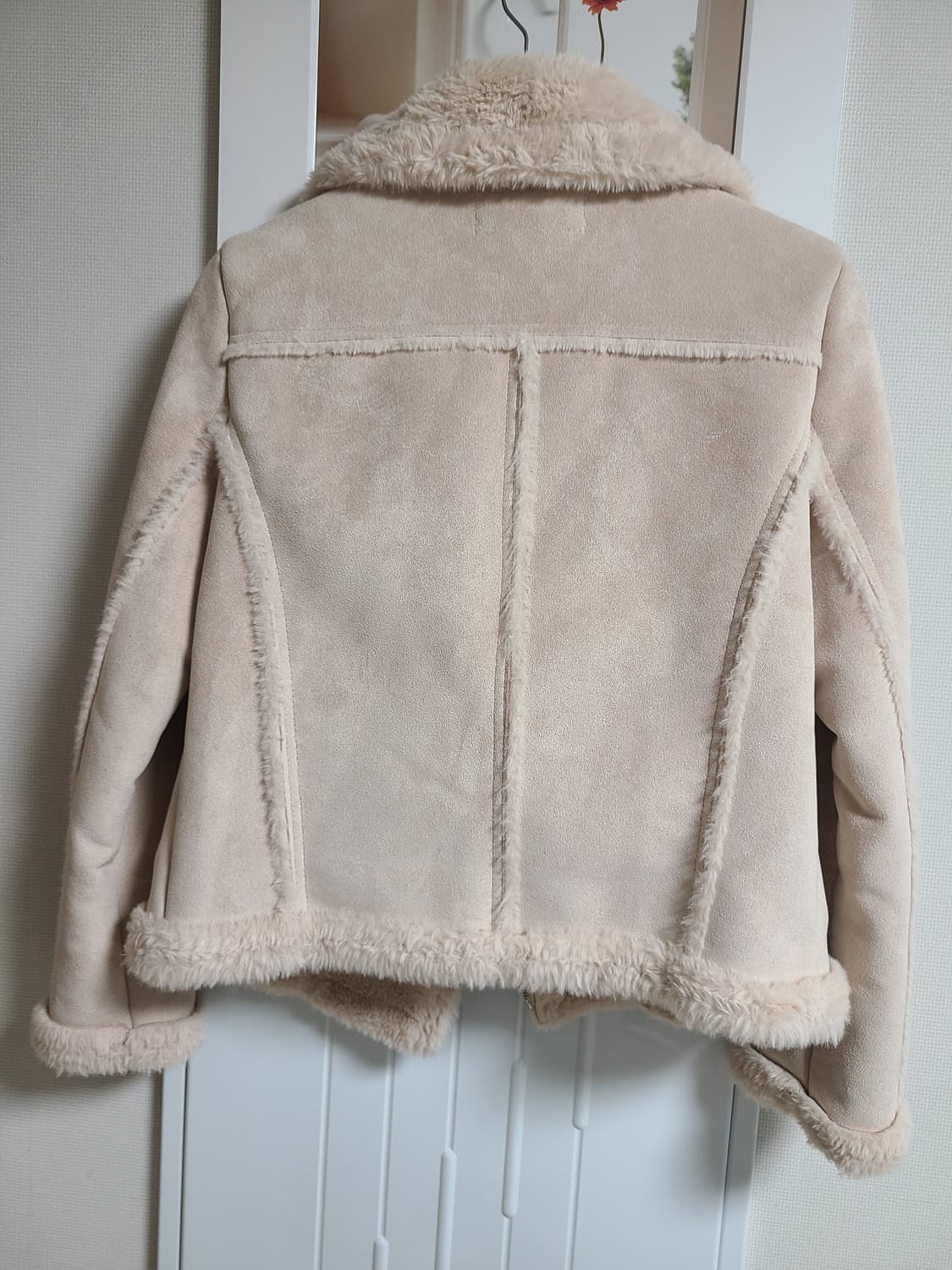 Soup 핑크베이지 무스탕 상품이미지2