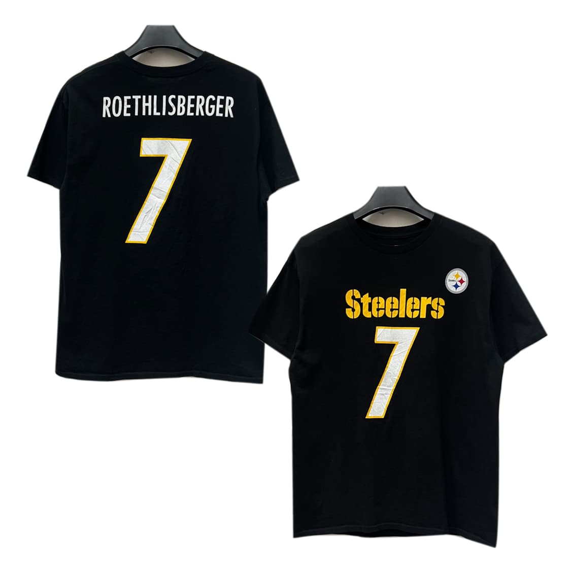 NFL 피츠버그 스틸러스 벤 로슬리스버거 반팔티 L 상품이미지1