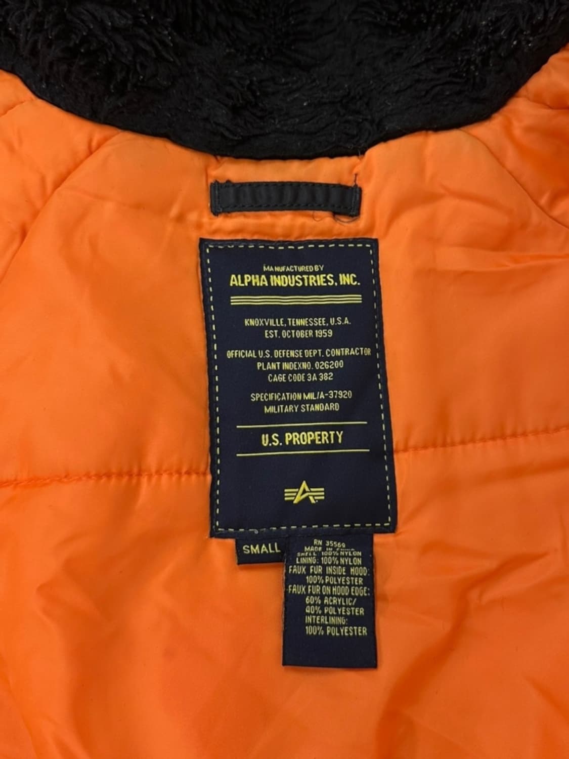 알파인더스트리 N3B 블랙 (S~L) 상품이미지9