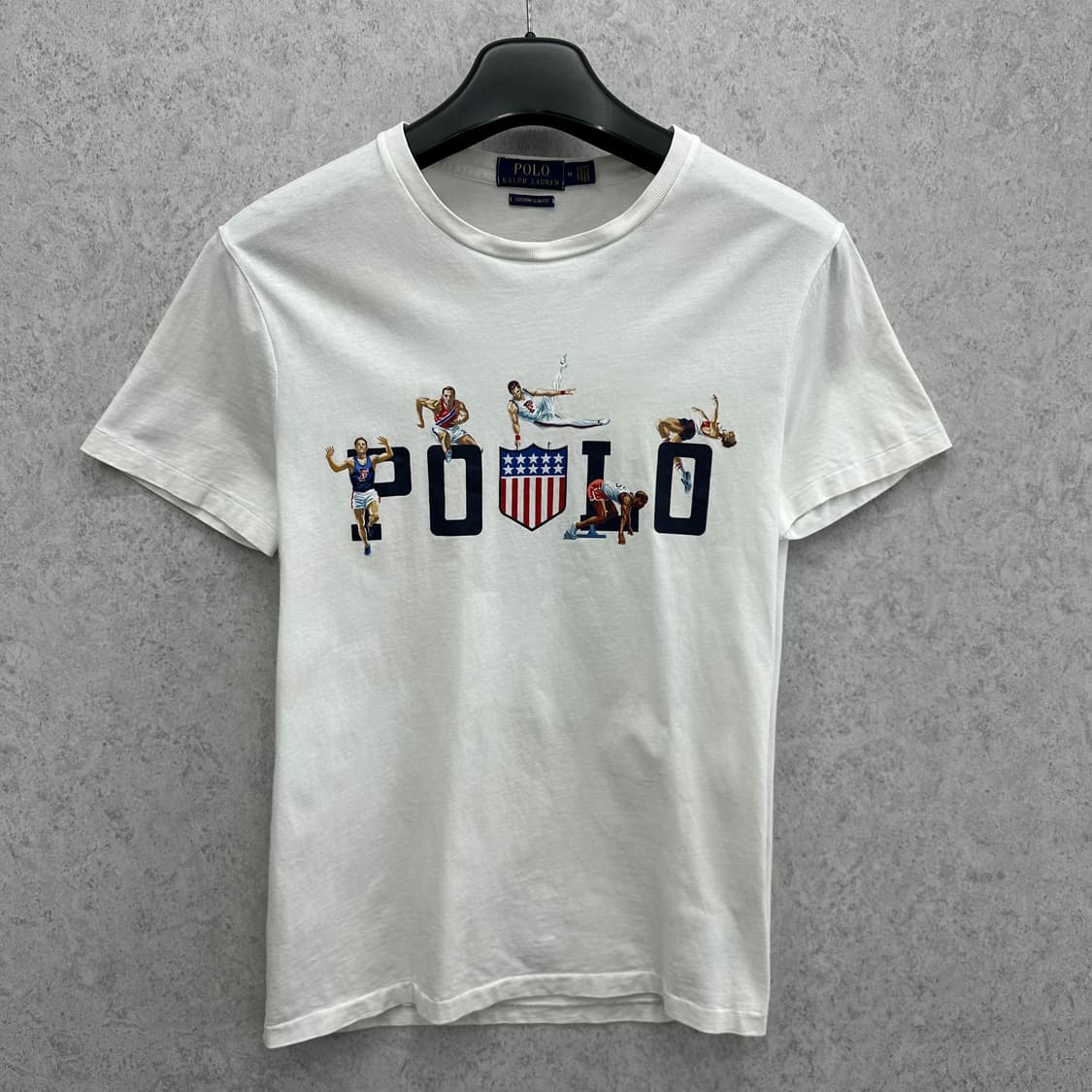 95 폴로 랄프로렌 여자 올림픽 USA 반팔 티셔츠 상품이미지1