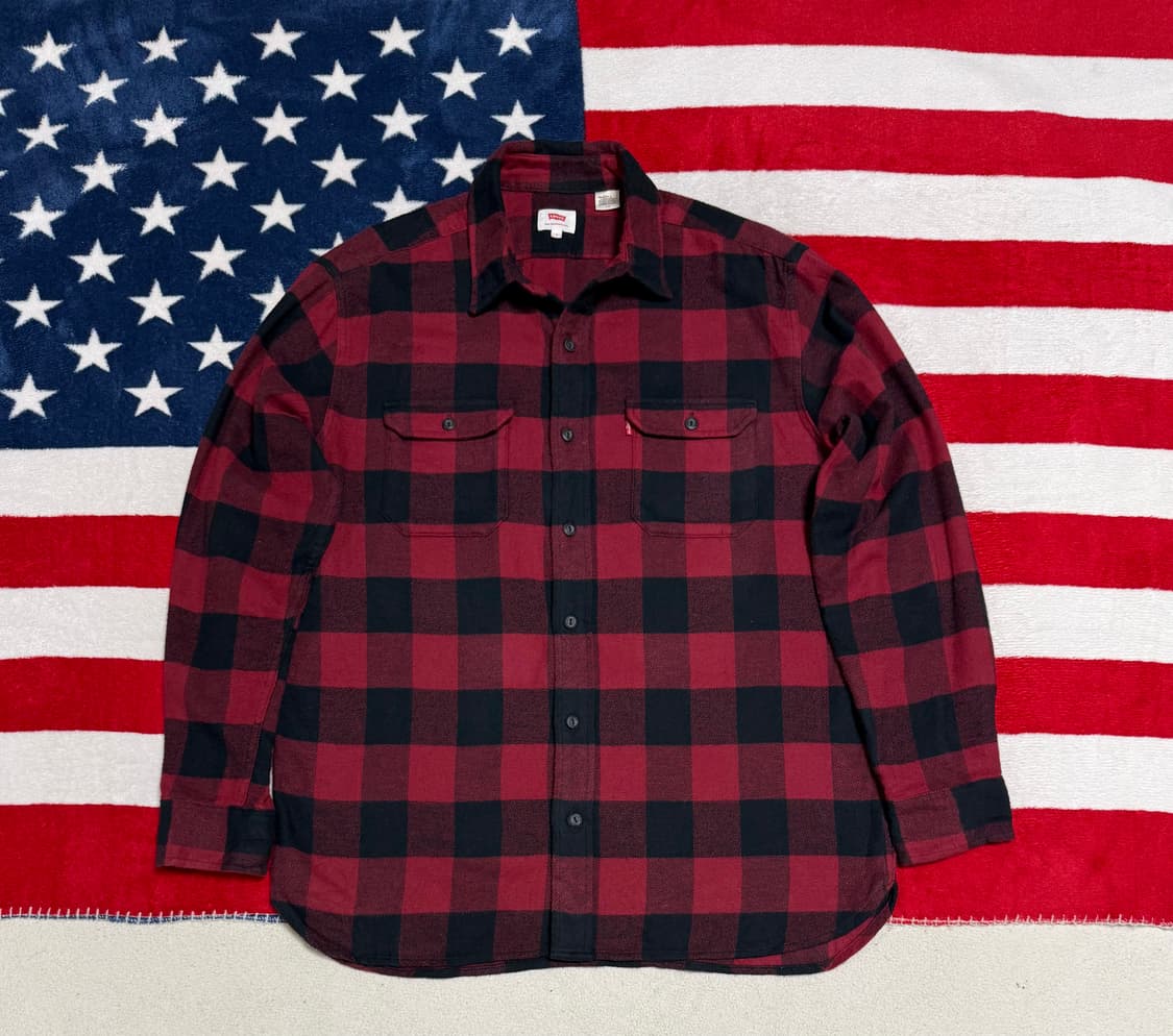 리바이스 버팔로 플란넬 셔츠 Levi’s Flannel Shirt [L] 상품이미지1
