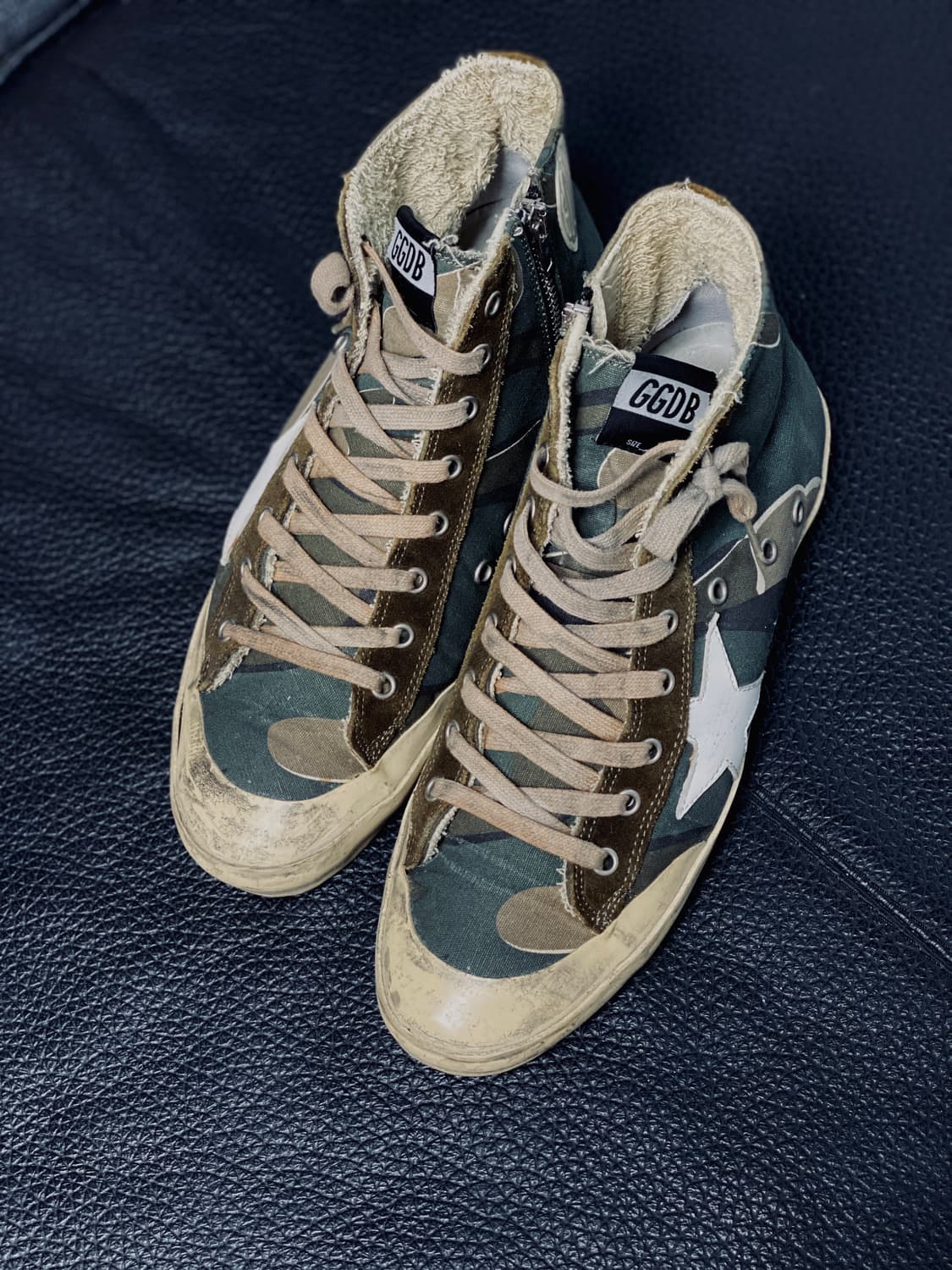 골든구스 밀리터리 카모 하이탑 스니커즈 260 사이즈 상품이미지1