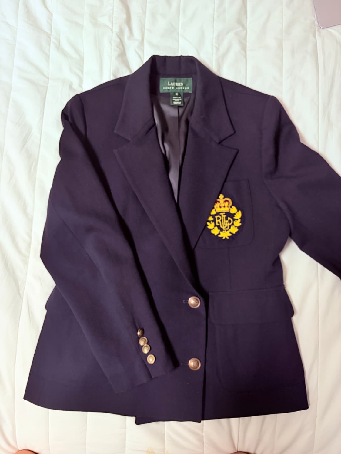 랄프로렌 크레스트 엠블럼 더블 크레스티드 블레이저 상품이미지3