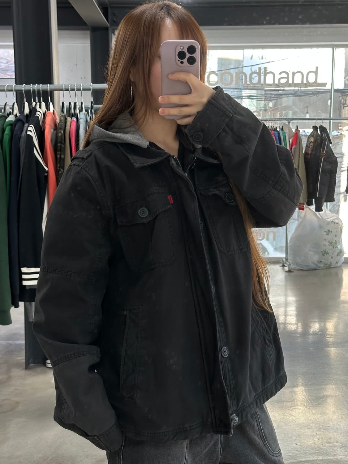 리바이스 후디드 워크 야상자켓 상품이미지3