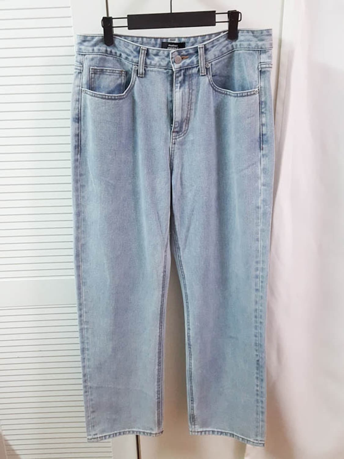 무신사스탠다드 남성 레귤러 핏 청바지 라이트 인디고 상품이미지1