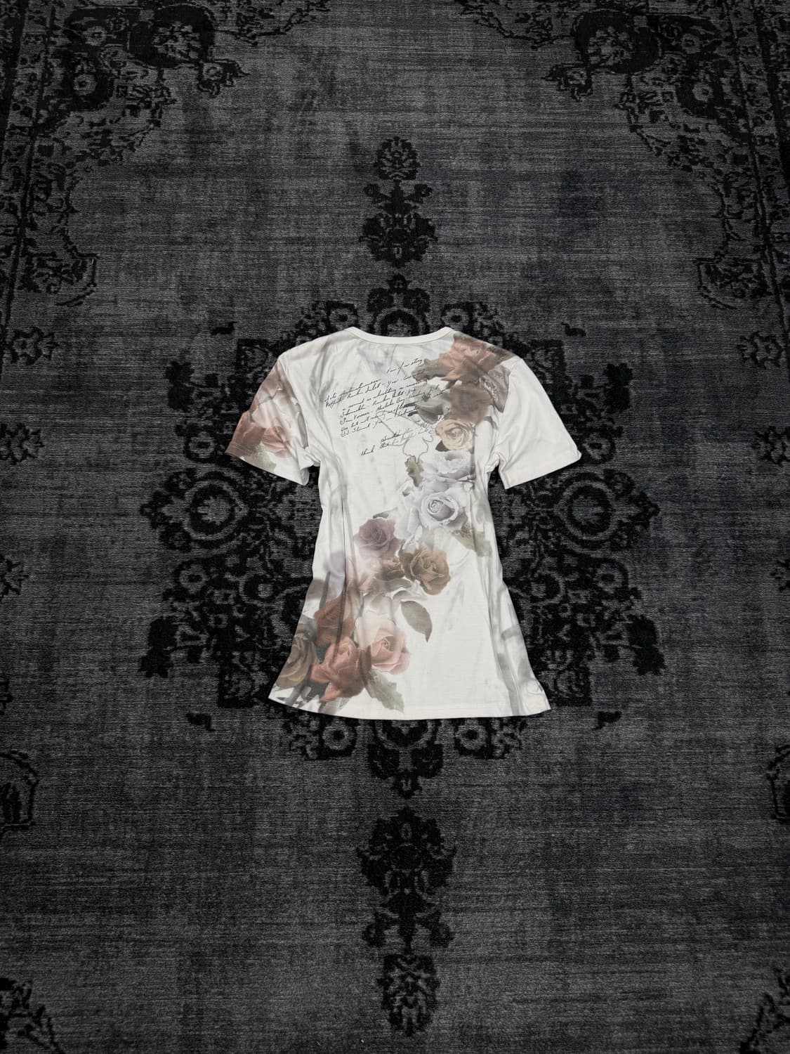 In the attic floral lettering half t shi 상품이미지6