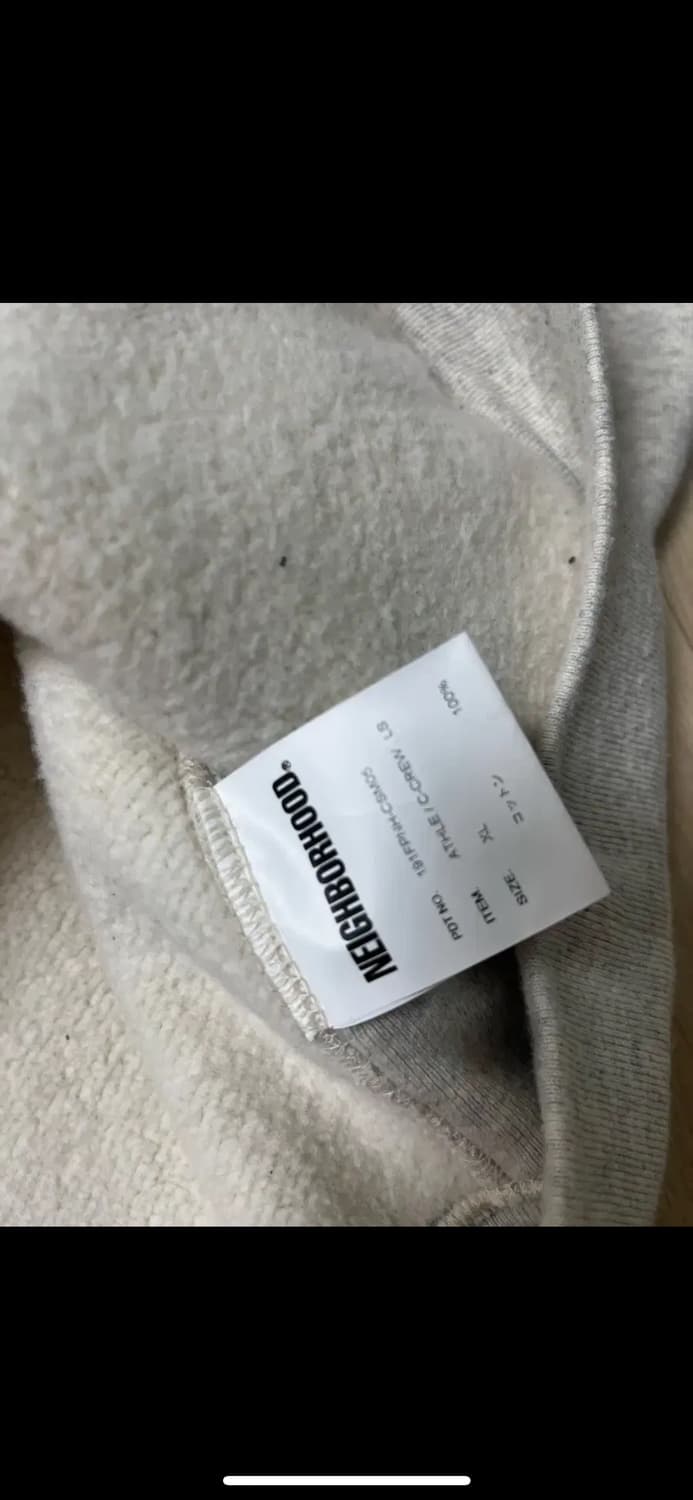 네이버 후드 맨투맨 멜란지 XL 상품이미지6