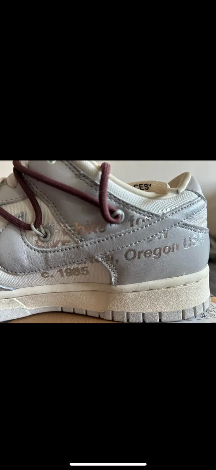 [Nike X Offwhite] Dunk Low lot46 상품이미지7