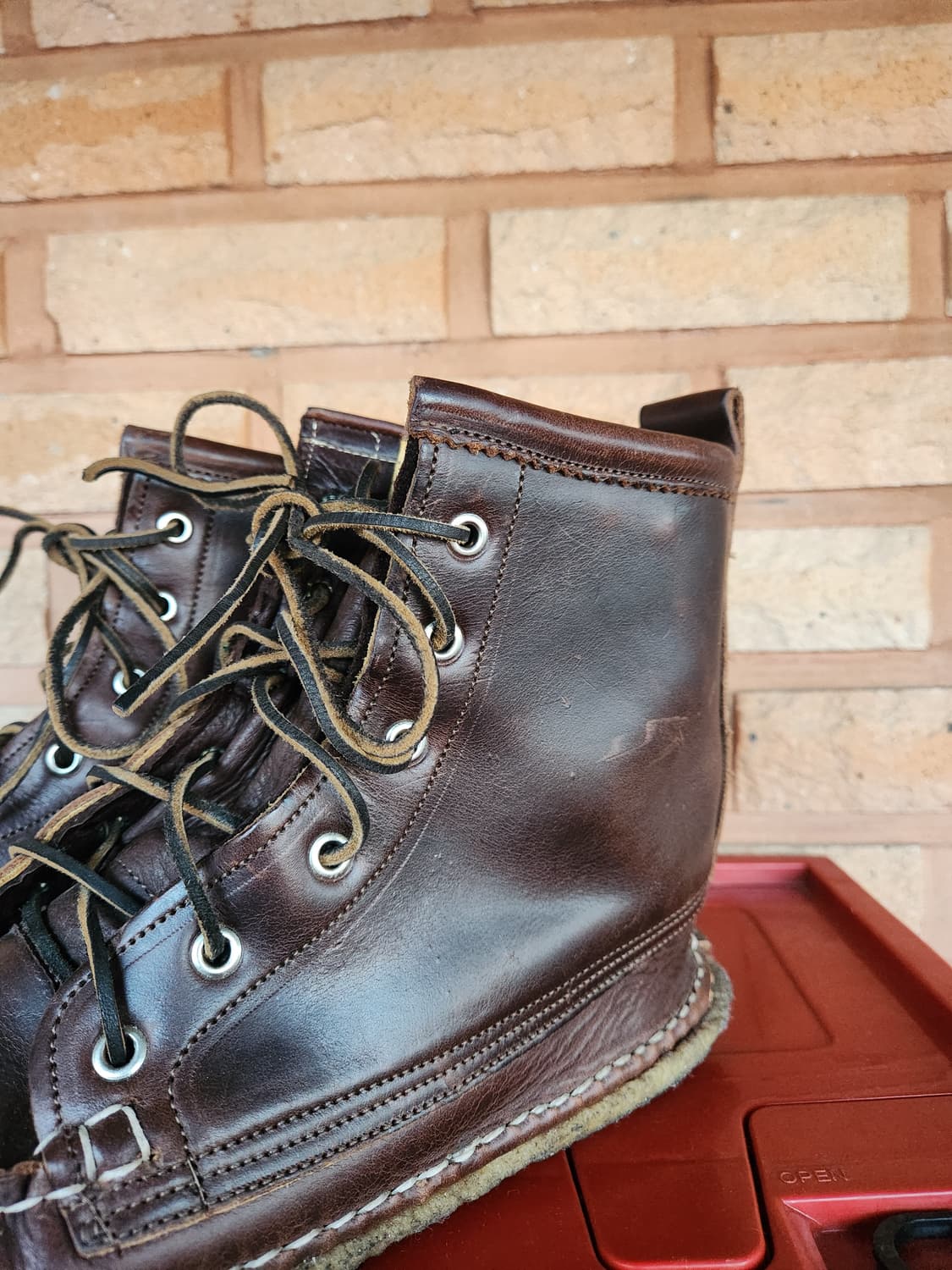 90s Quoddy 쿼디 캠프 부츠(USAmade) 상품이미지3