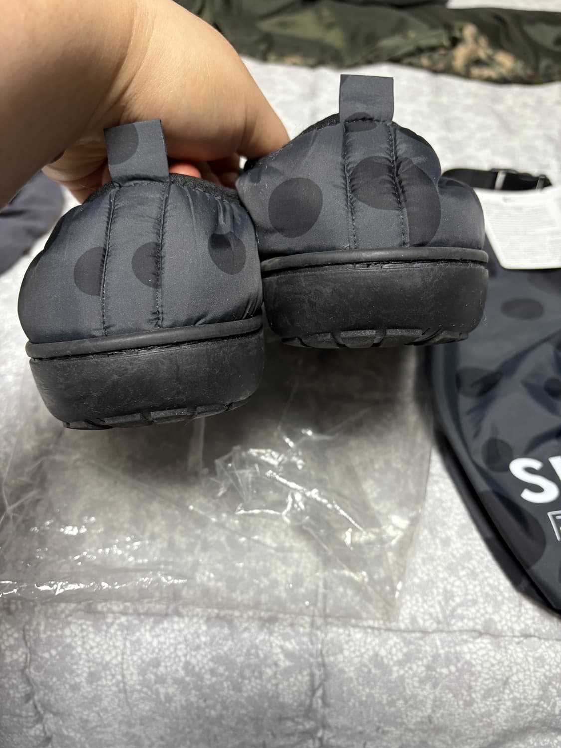 subu 스부 패커블 차콜 도트 3사이즈 상품이미지3