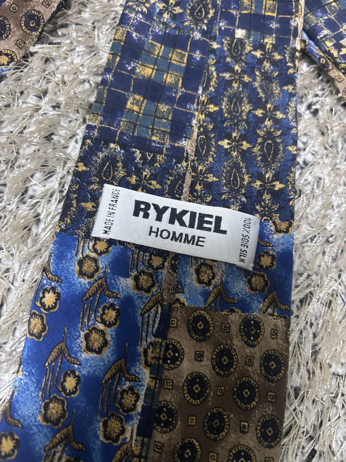 프랑스제 리키엘 옴므 100프로 실크 넥타이 상품이미지3