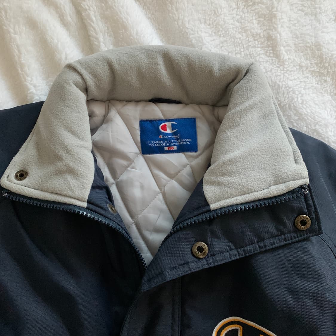 챔피온 CHAMPION 빈티지 바람막이 자켓 키즈 패딩 상품이미지5
