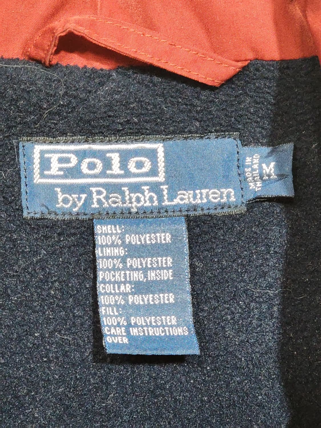 (XL) 랄프로렌 폴로 점퍼 빨강 안감기모 자켓  상품이미지3