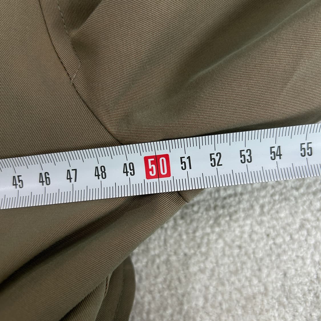 닥스 트렌치 코트 카키 체크 안감 m 상품이미지4