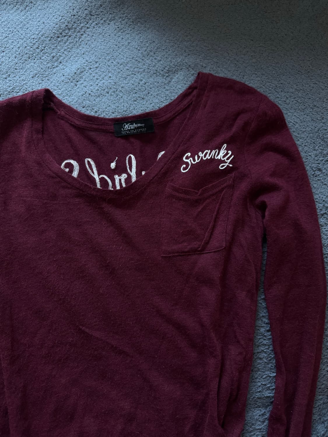 버건디 티셔츠 상품이미지3