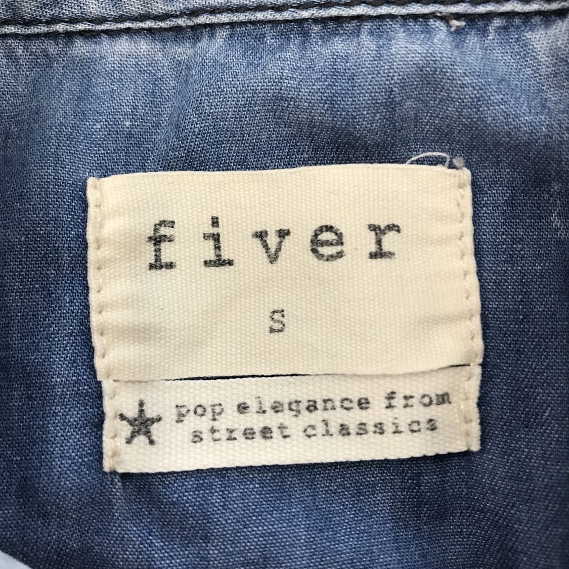 시리즈 fiver 이태리 워싱데님셔츠 [S] 상품이미지4