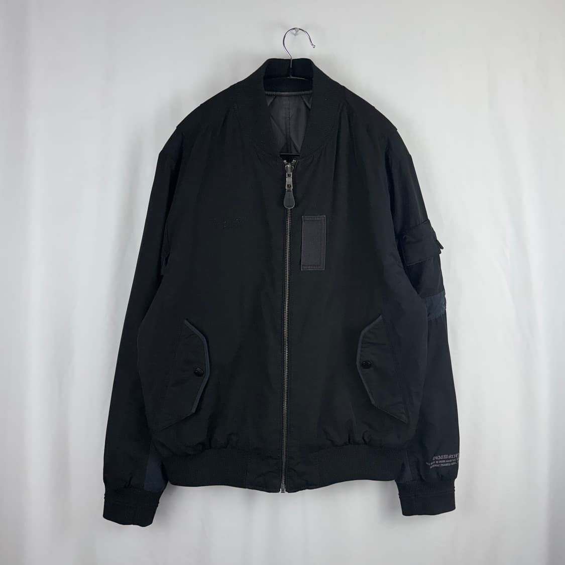 (XL) 버커루 리버시블 항공점퍼 블랙 상품이미지2