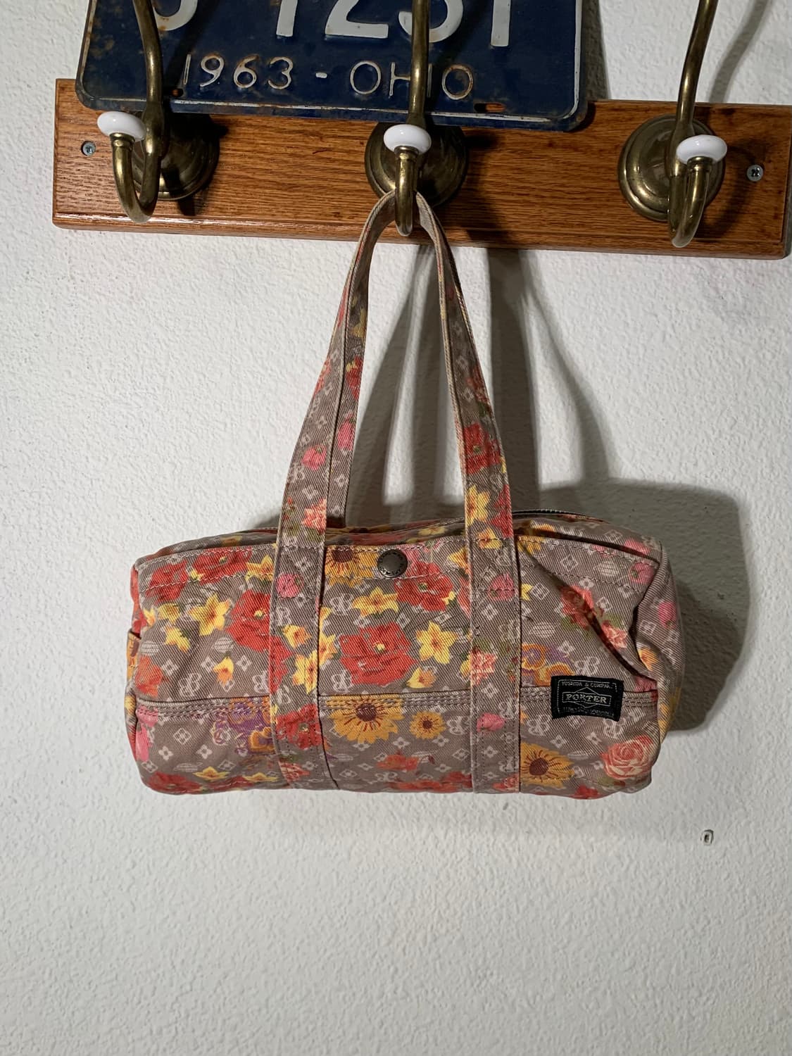 포터 빔즈보이 플라워 패턴 토트백 상품이미지8