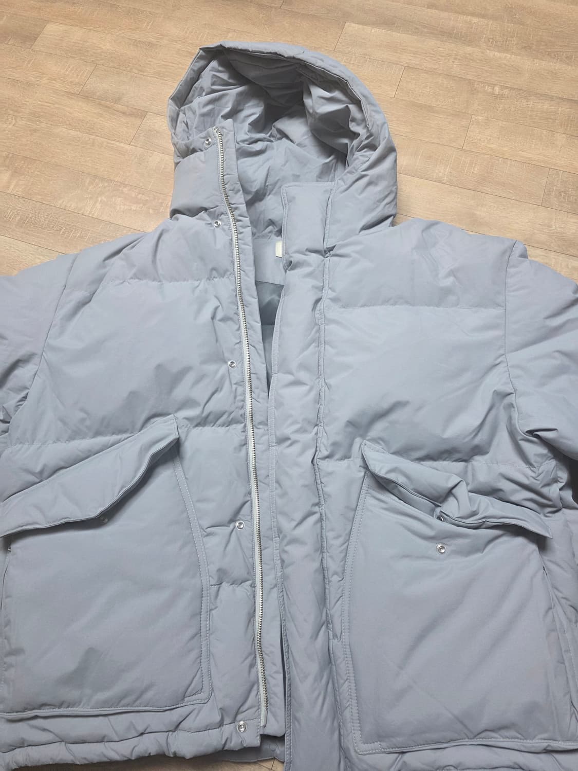 포터리 러스틱 푸퍼 패딩 라이트그레이 3사이즈 상품이미지9